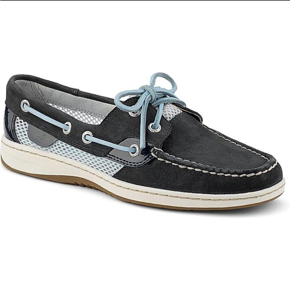 Sperry Top Sider Bluefish Boat Shoes Loafers 9 Women’s Blue Leather